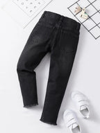 Kotty Girls Regular Fit Solid Jeans