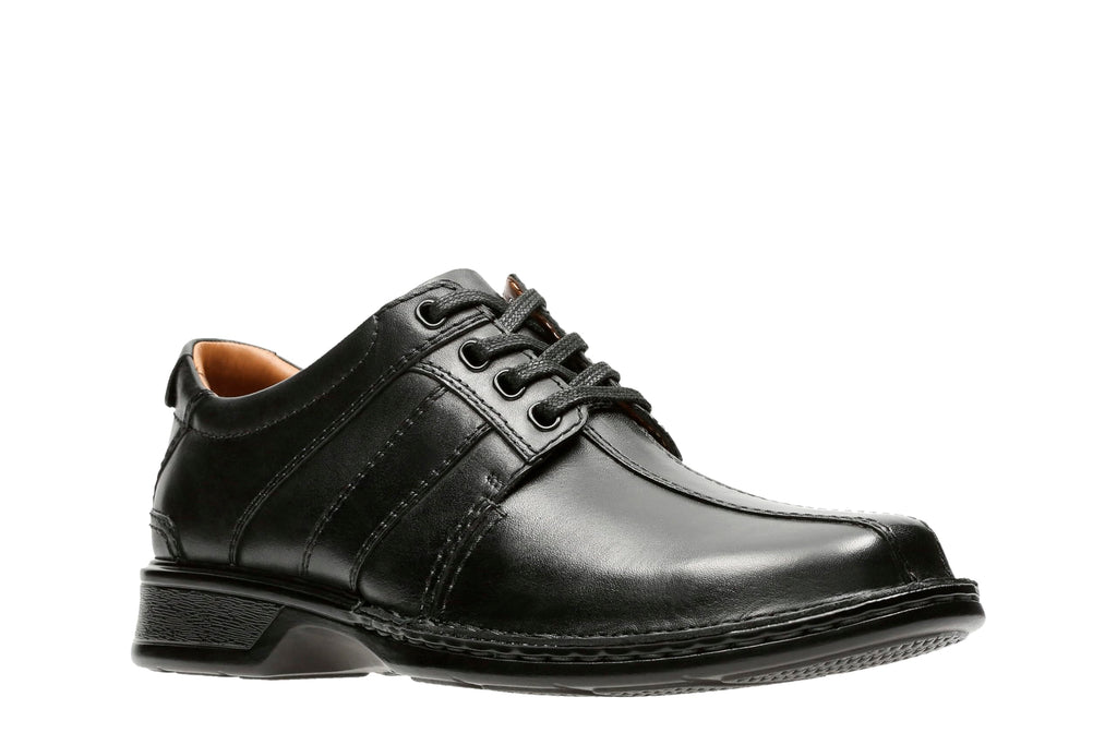 Clarks Men's Touareg Vibe Oxford, Black Leather, 9.5 Wide