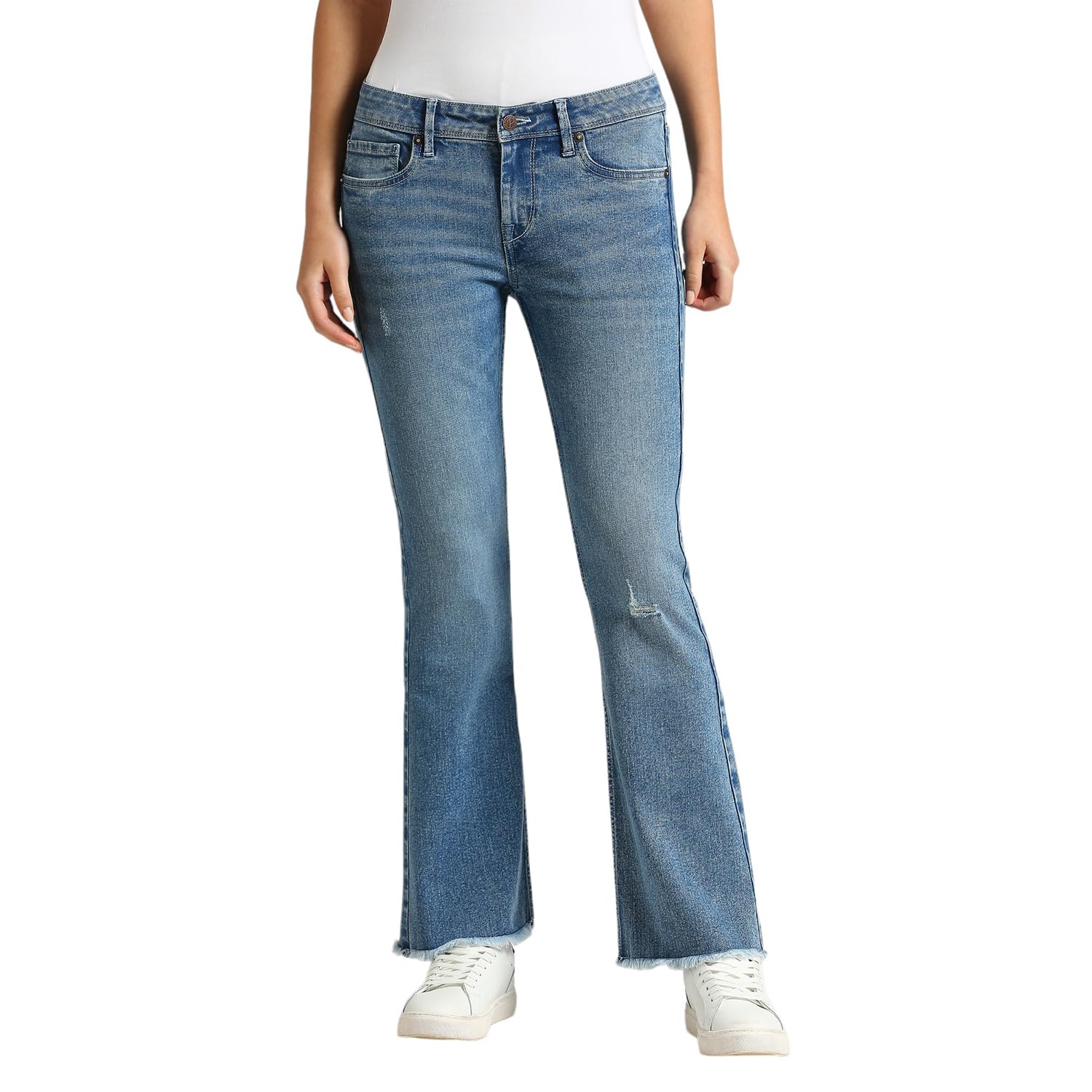 Pepe Jeans WomenS Slim Jeans (Pl204871Q050_Light Used_Mid Indigo Blue