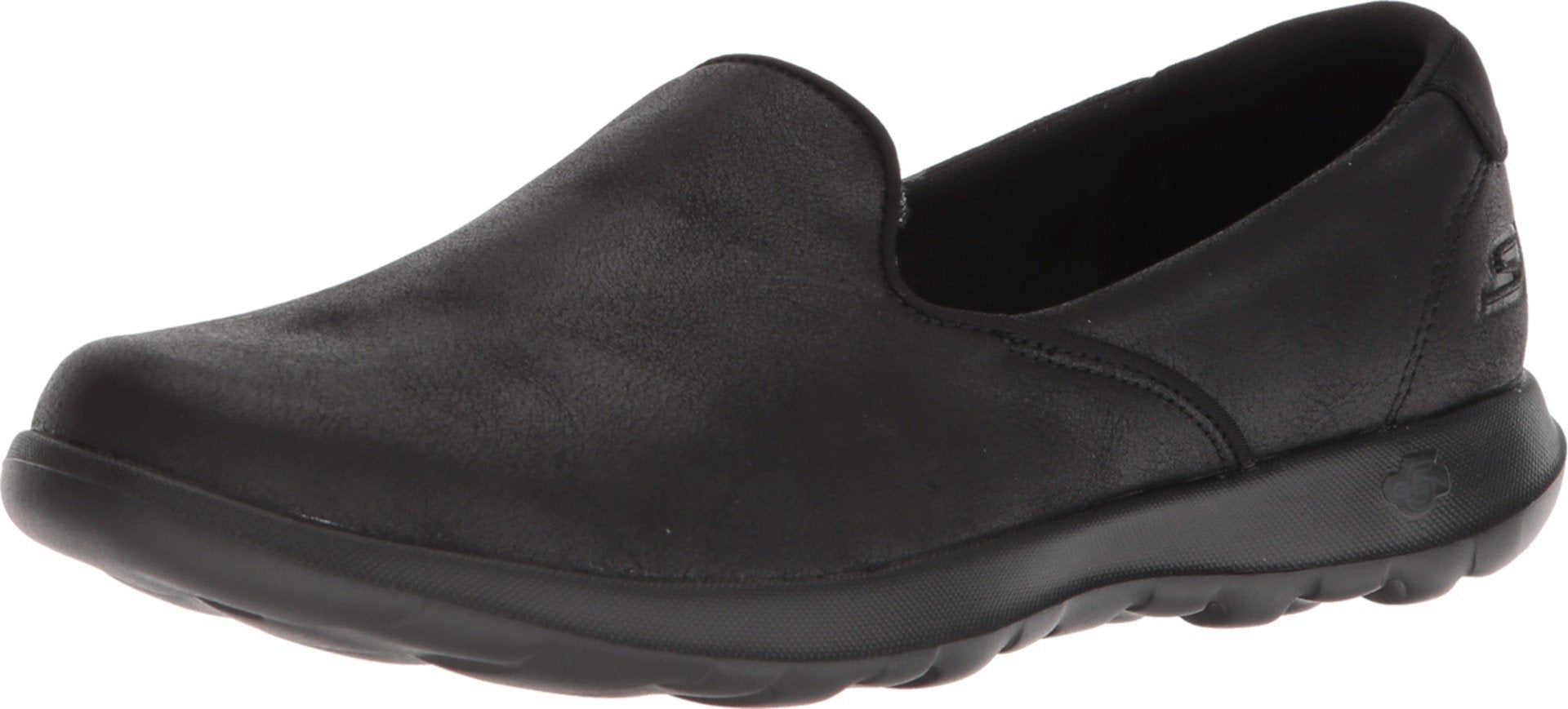 Skechers womens Go Walk Lite - Queenly Loafer, Black, 6 US