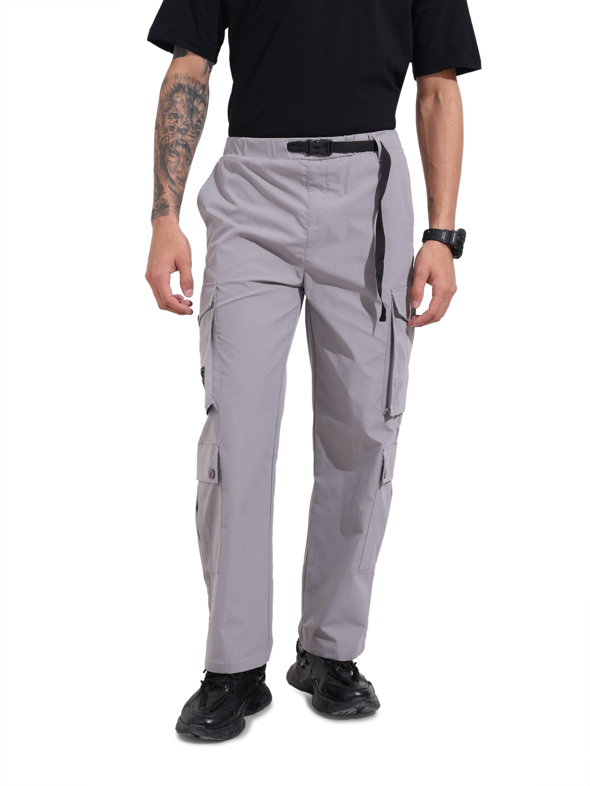 The Indian Garage Co Mens Relaxed Fit Mid-Rise Sweater
