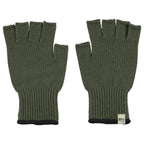 Minus33 Merino Wool Fingerless Glove Liner Olive Drab Small