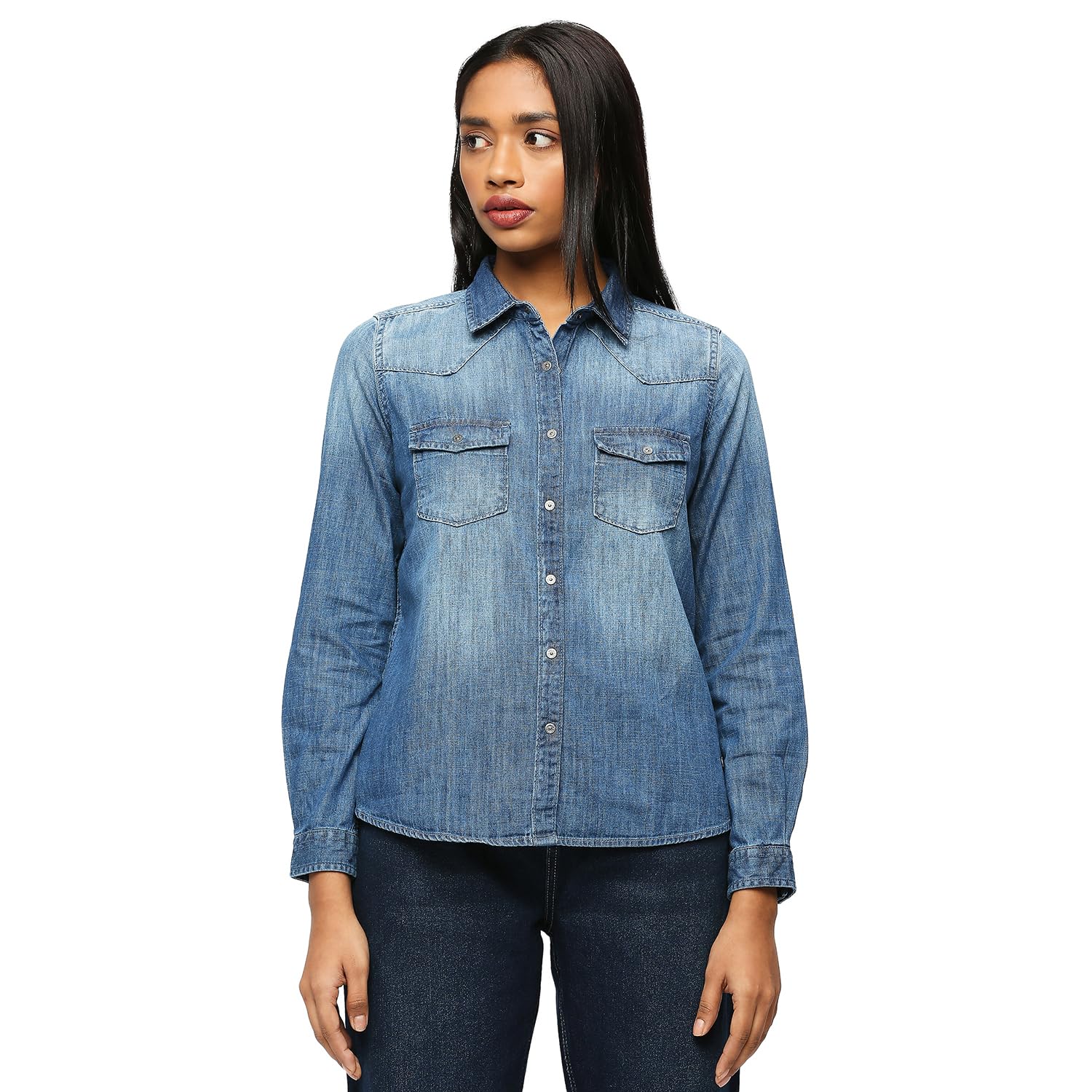 Blue Full Sleeve Denim Shirt