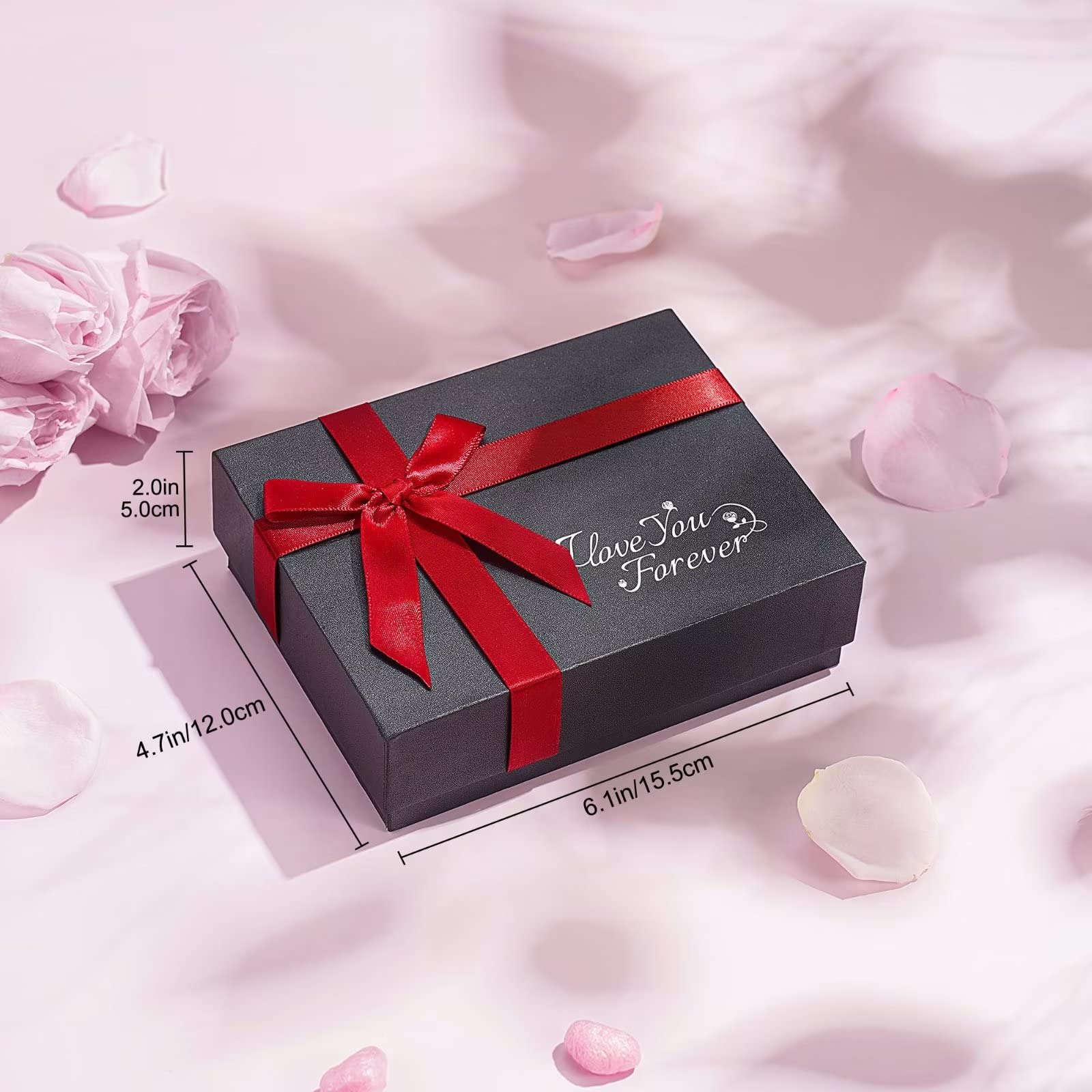 Anniversary Valentines Day Gifts for Her, 925 Sterling Silver Unique Rose Heart Initial M Letter Pendant Necklace Jewelry Birthd