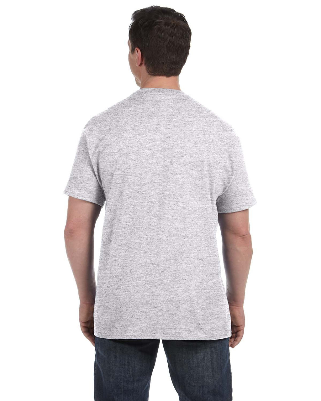 Mens Authentic-T Pocket T-Shirt - ASH - S(D0102H7KWAT)