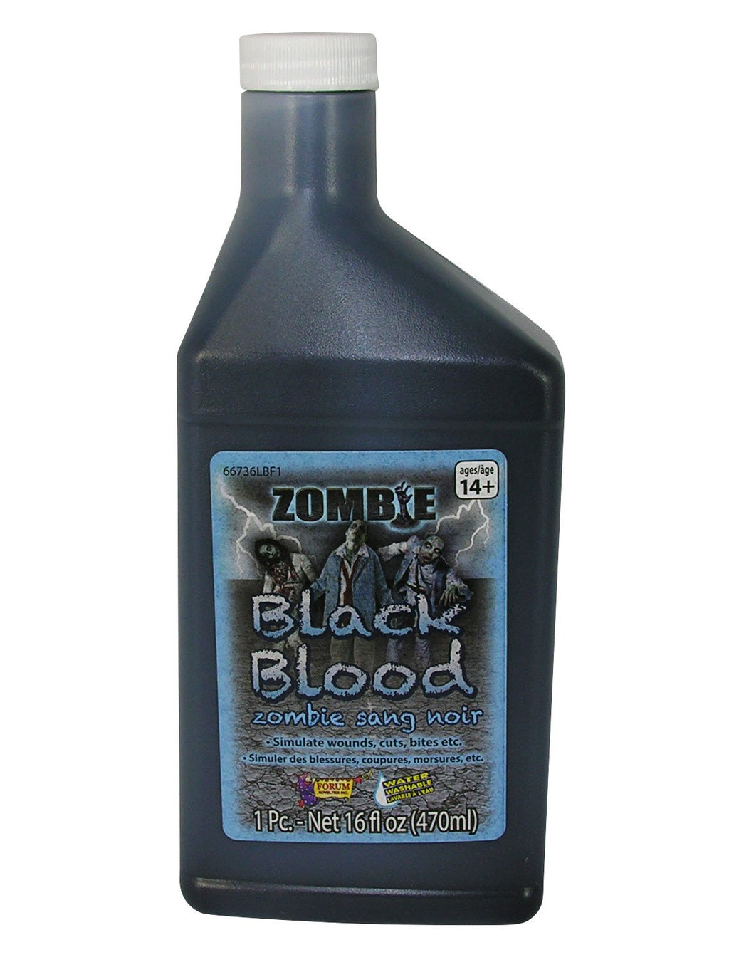 Zombie Black Blood Costume Makeup Accessory