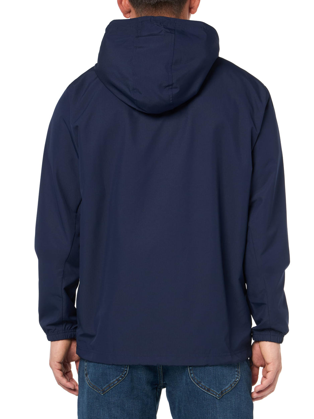 Under Armour Men's Rival Woven Windbreaker, (410) Midnight Navy/Midnight Navy/White, Medium