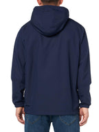 Under Armour Men's Rival Woven Windbreaker, (410) Midnight Navy/Midnight Navy/White, Medium