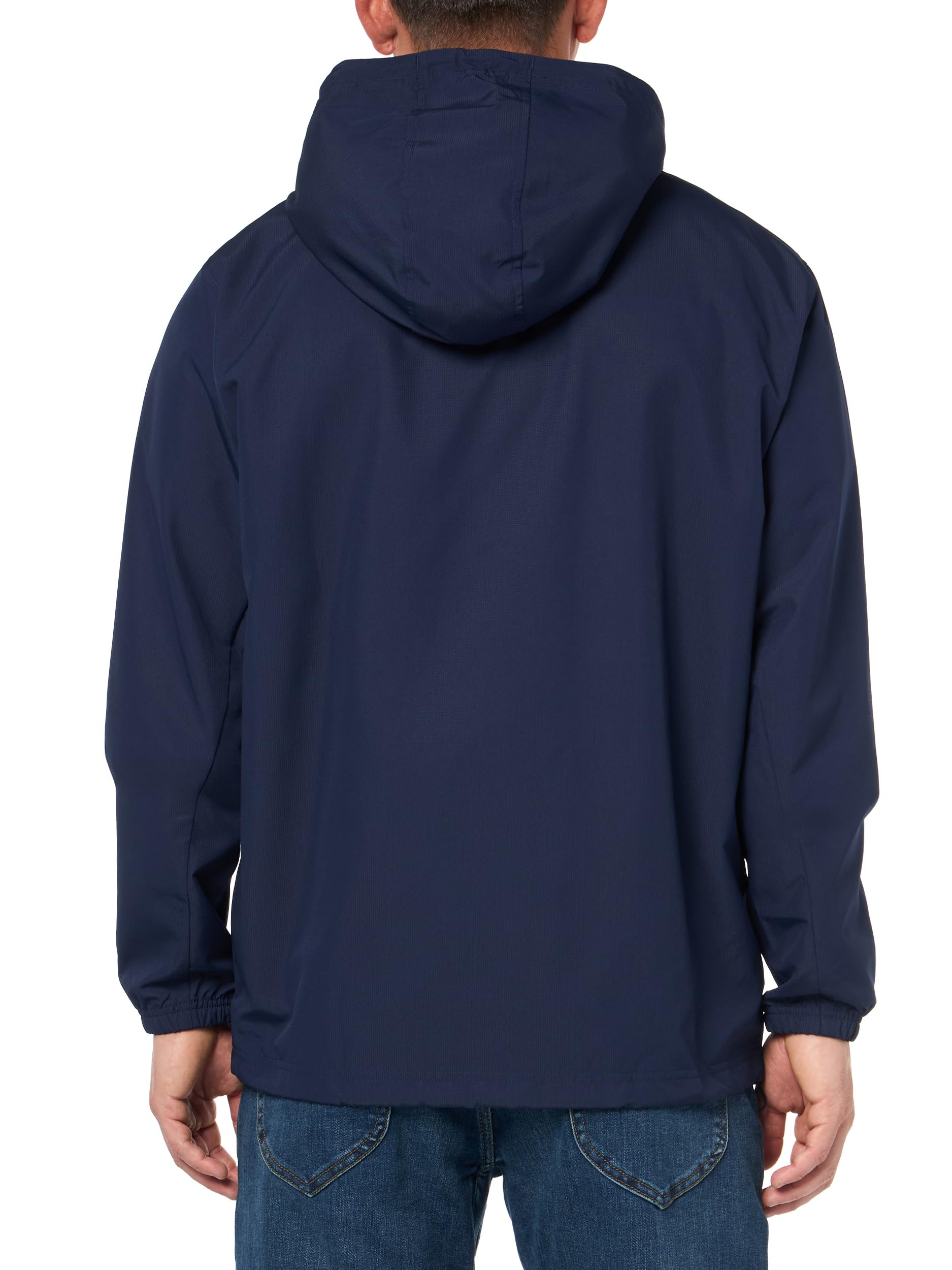 Under Armour Men's Rival Woven Windbreaker, (410) Midnight Navy/Midnight Navy/White, Medium