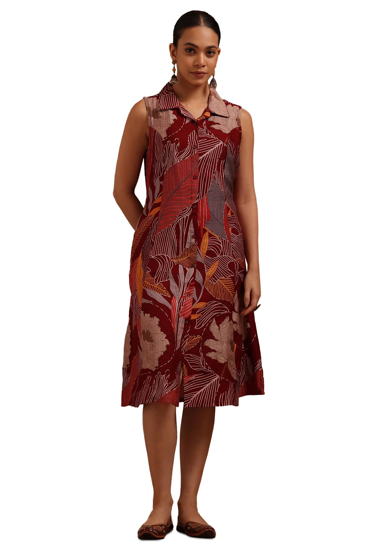 Soch Women Gadwal Botanical Printed Dress