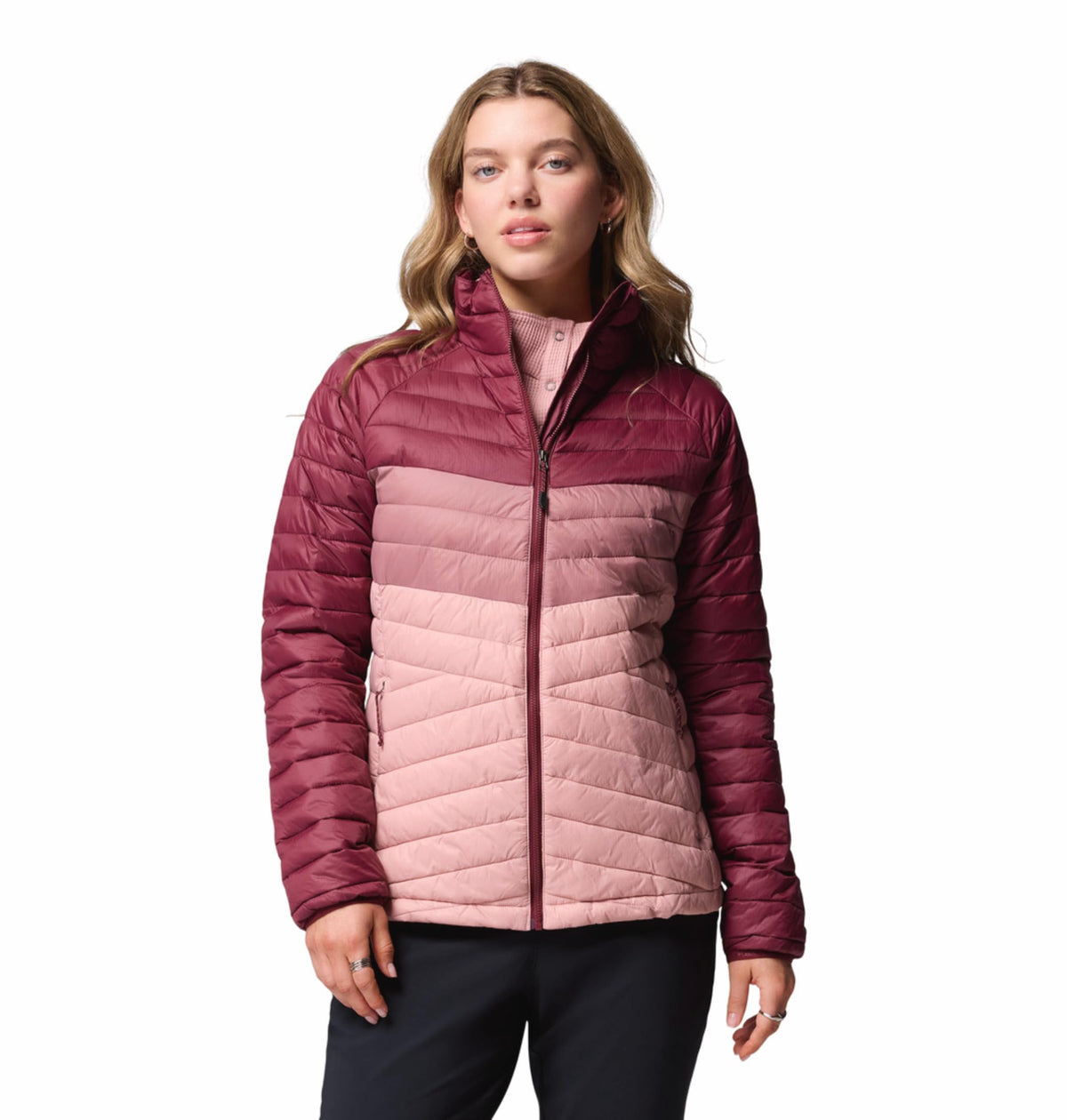 Columbia Women Pink OmniShield Powder Pass Down Jacket, 2XL 2