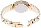 Anne Klein Women's AK/1414BKGB Diamond-Accented Bangle Watch