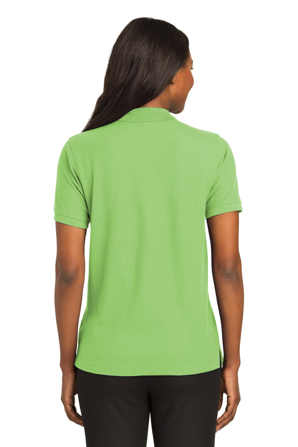 Port Authority L500 Ladies Silk Touch Polo - Lime - Large