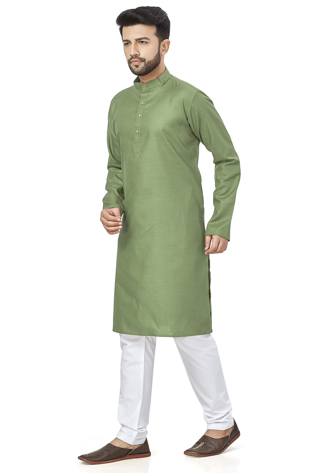 Be Active MenS Traditional Solid Full Sleeves Kurta || Cotton Kurta For Men || Men Kurta For Wedding || Kurta For Men (Rfsk0001