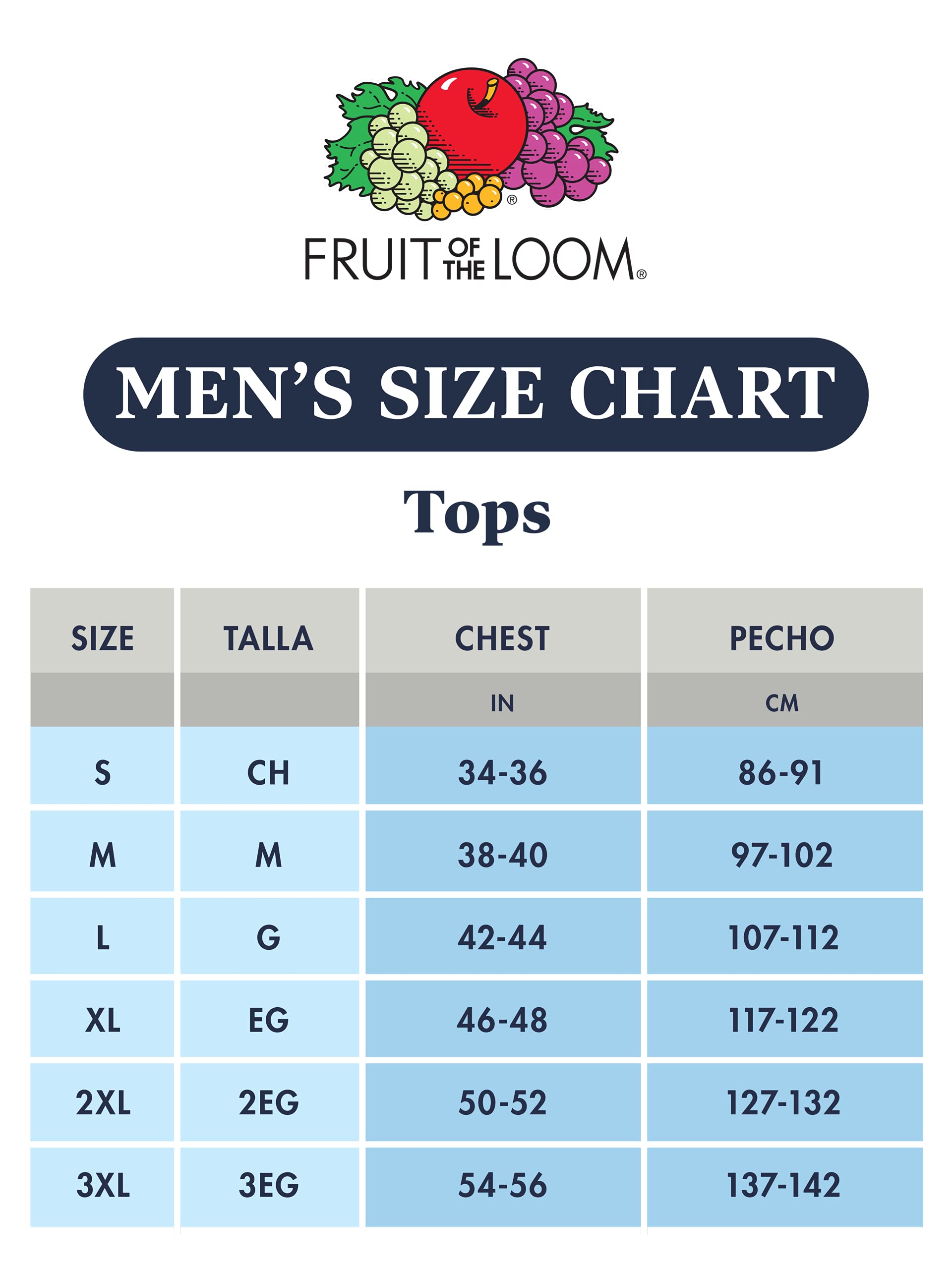 Fruit of the Loom Men's Eversoft Cotton T-Shirts (S-4XL), Crew- (Pack of 2)-Scuba Blue, 4X-Large