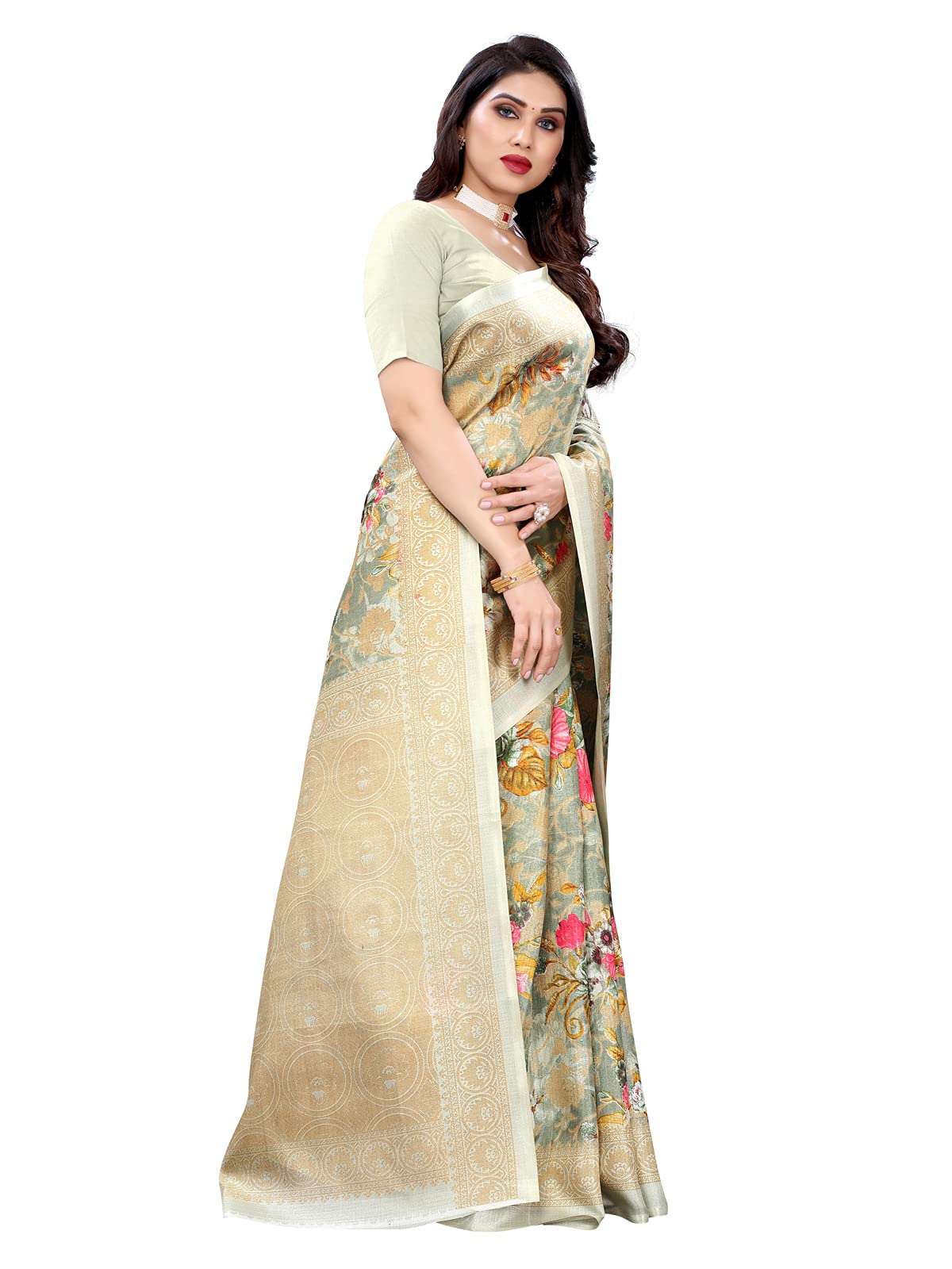 Satrani Womens Art Silk Saree