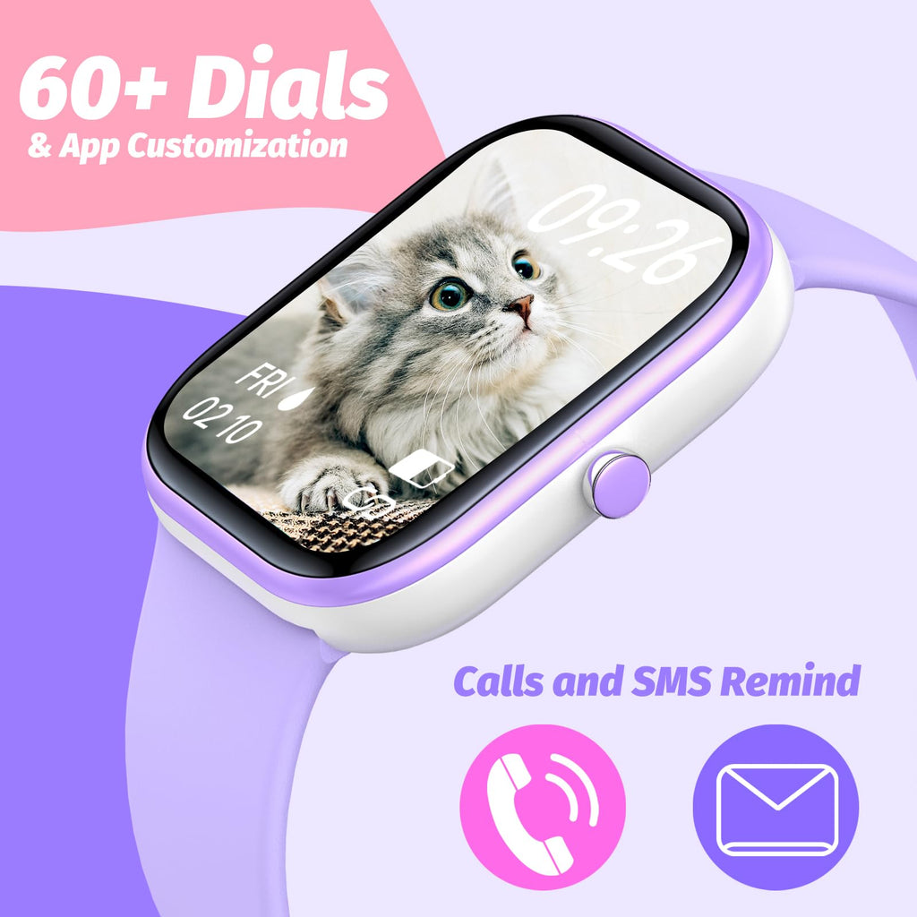 YOUSOKU Fitness Tracker Watch for Kids, IP68 Waterproof Kids Smart Watch with 1.5 DIY Dials 19 Sport Modes, Pedometers, Heart Ra