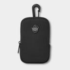 Touchland Touchette Zippered Pouch, Attachable Fashion Accessory with Snap Hook for Power Mist and Glow Mist 1FL OZ, Black