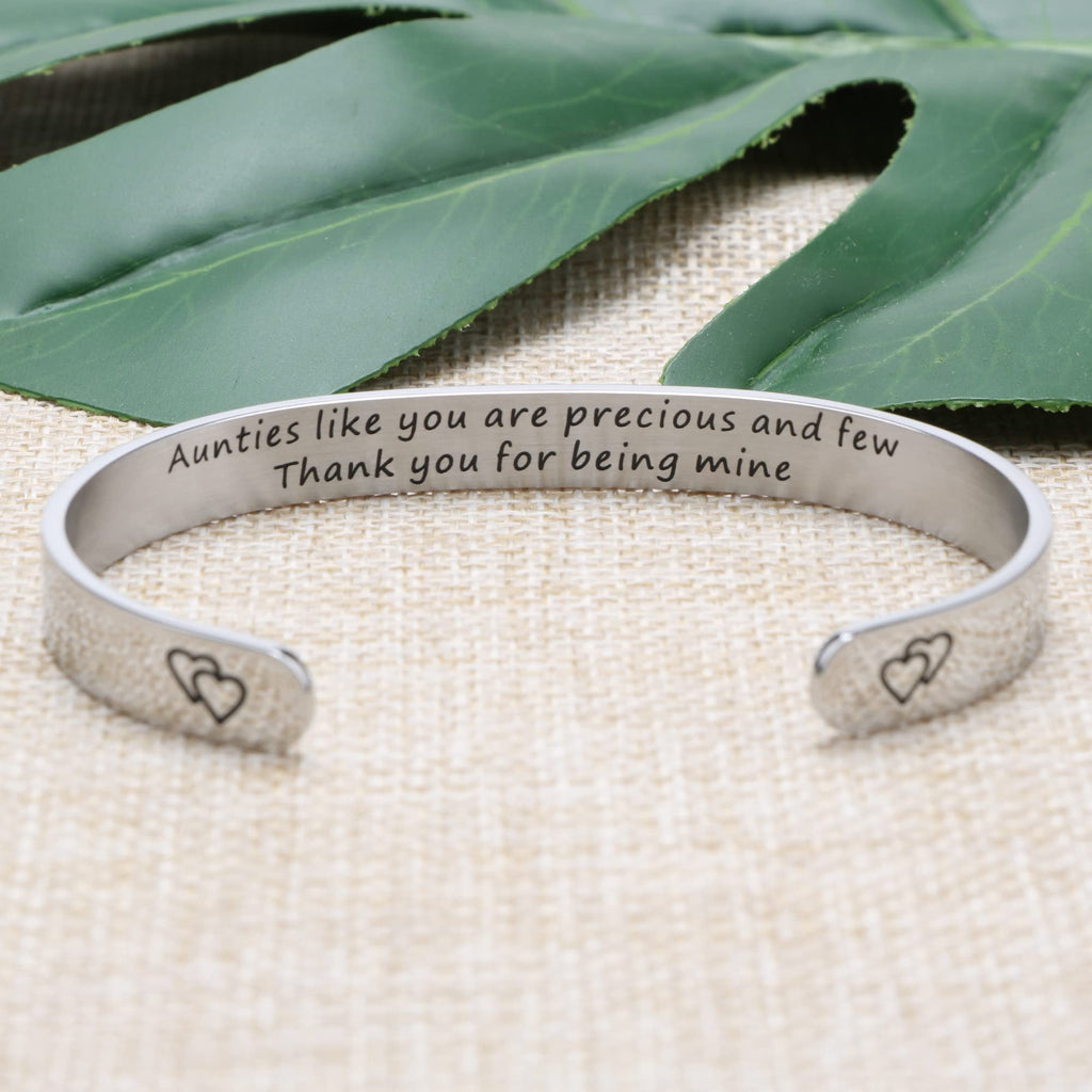JoycuFF Inspirational Bracelets for Women Inspirational Cuff Bangle for Her with Engraved Message Christmas Birthday Gifts