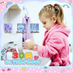 Kids Gift Toys for 3 4 5 6 7 Year Old Girls, Toddler Watches for Girls Birthday Gifts for 3 8 Year Old Girl Back Light pink