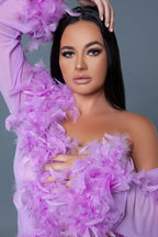 Be Wicked Lux Robe (Candy Pink) One Size (6-12)