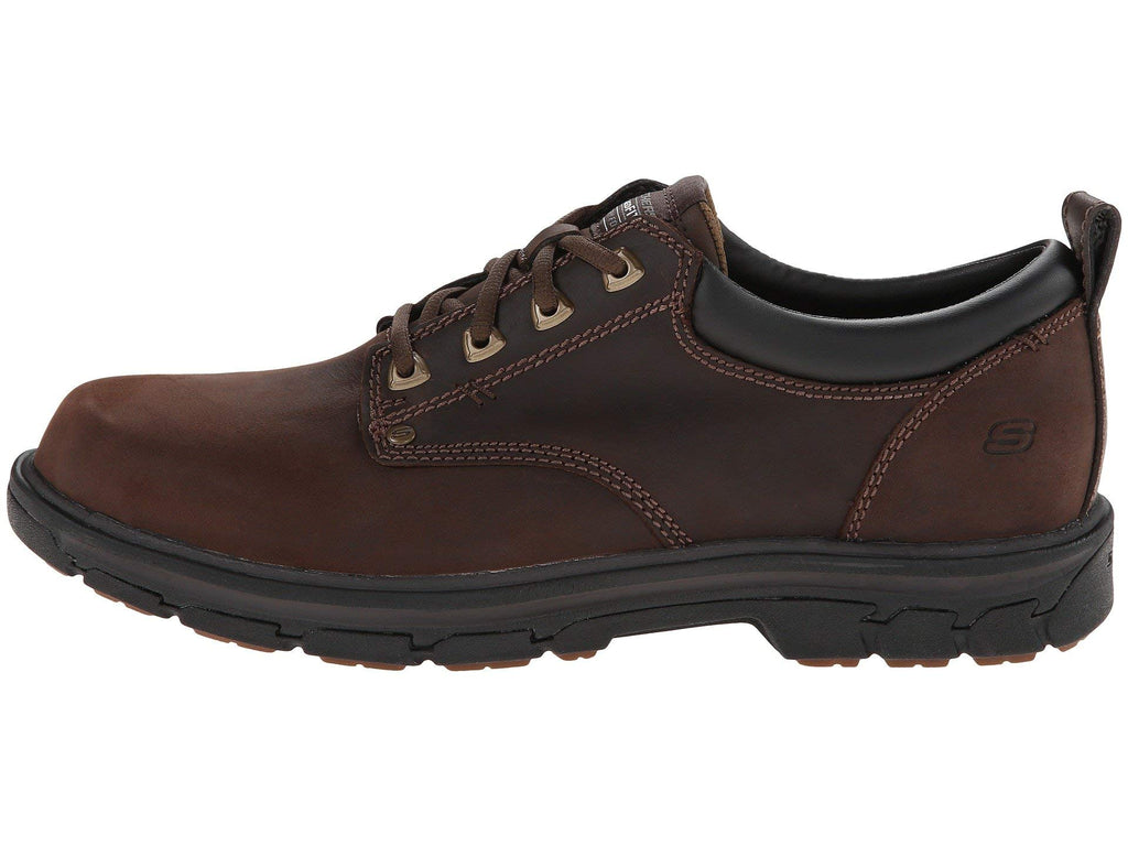 Skechers Men's Segment Rilar Oxford,Brown,12 2E US