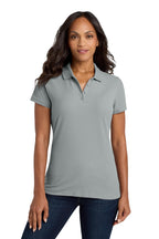 Port Authority Ladies core classic Pique Polo L100 gusty grey 3XL