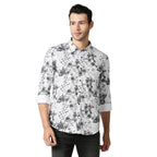 Pepe Jeans MenS Printed Regular Fit Shirt (Pm307870_White S)