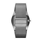Skagen Men's Melbye Three-Hand Day Date Charcoal Gray Titanium Mesh Band Watch (Model: SKW6007)