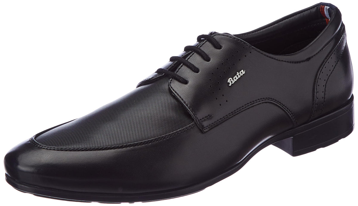 Bata Hagrid Derby Mens Black Formal Shoes  7 UK (8216809) 7