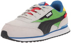 Puma Kids Future Rider Sneaker, Gray Violet-Classic Green, 5 US Unisex Toddler