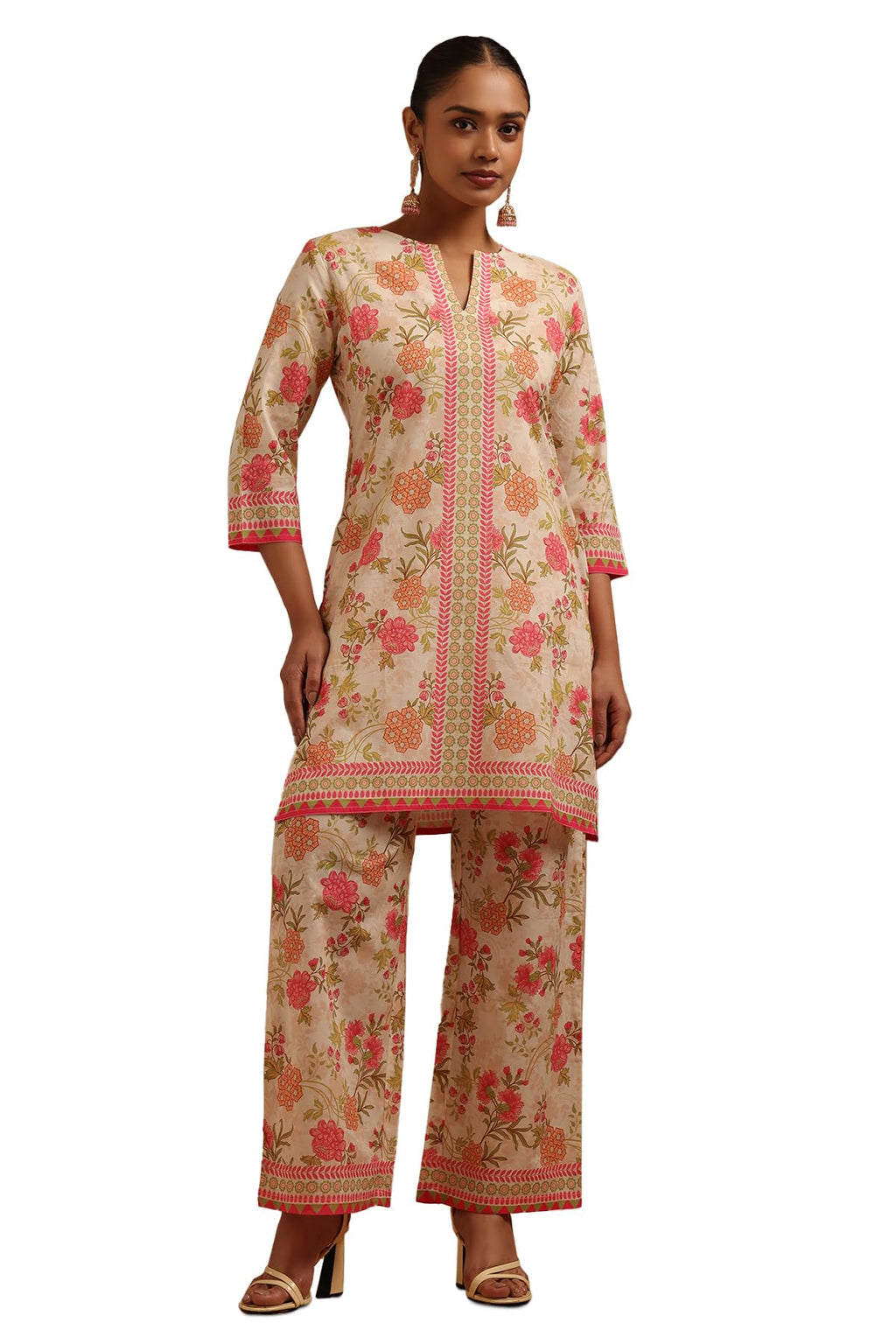 Soch Women Pure Cotton Floral Print Dress