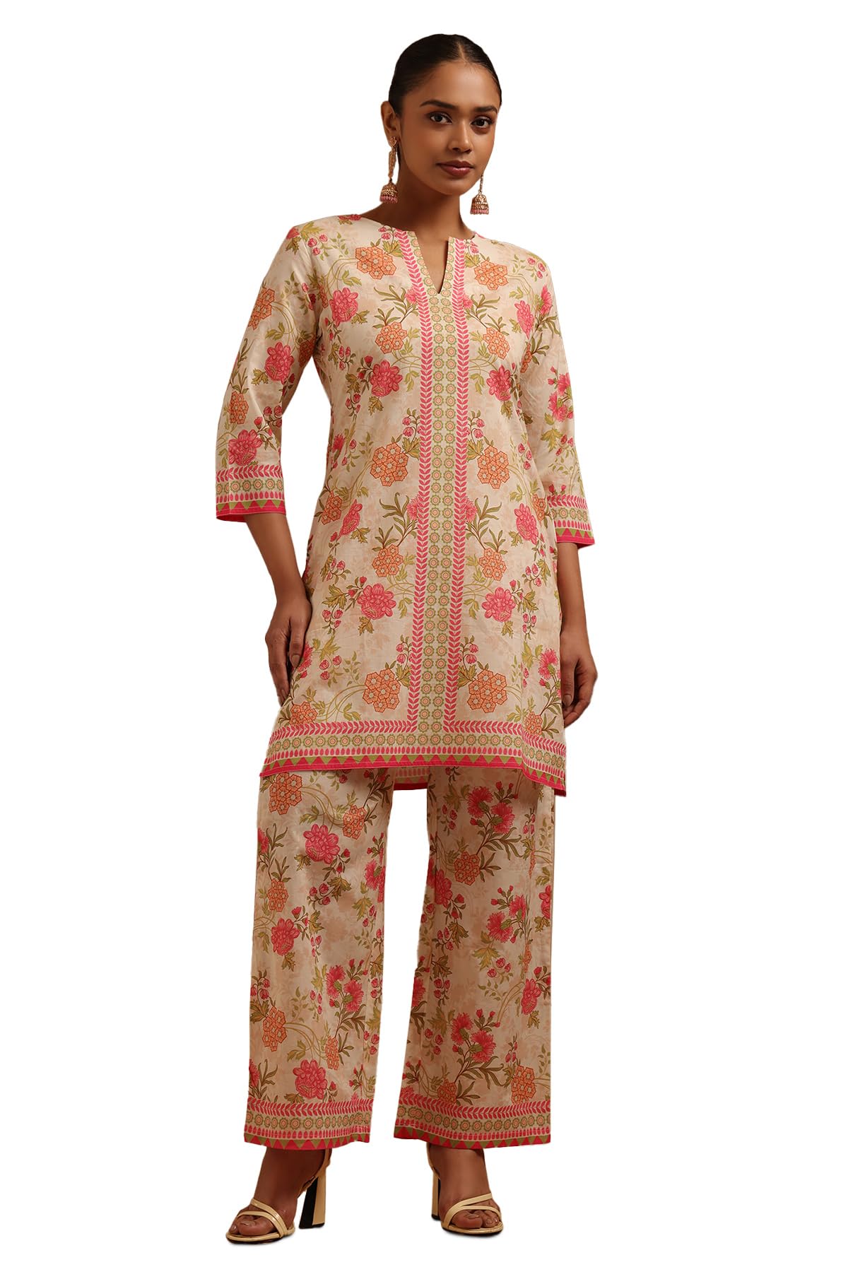 Soch Women Pure Cotton Floral Print Dress
