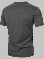 Noble Monk MenS Half Sleeves Henley Neck T-Shirt | Colorblock T-Shirt For Men