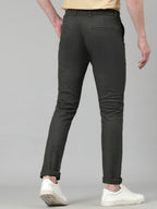 AVANOVA Mens Solid Linen Black Trousers Light Business Style Slightly Stretch Straight Leg Pants for Outdoor Casual Daily Trous