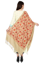 Weavers Villa WomenS Kashmiri Aari Embroided Floral Cashmilon Stoles, Shawls, Wraps, 70Cm X 200Cm