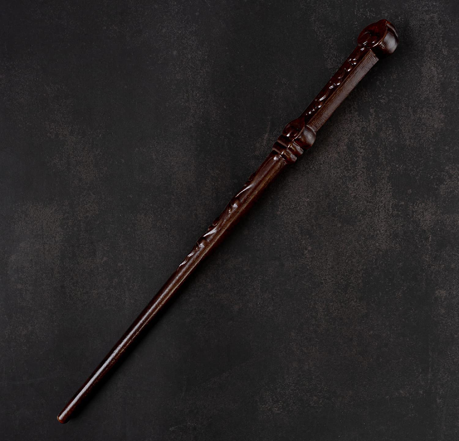 Handicraftviet Wooden Heart Wand, Magic Wand 15 ' for Witchcraft Collectible, Magical Gift for Children and Adults on Halloween,