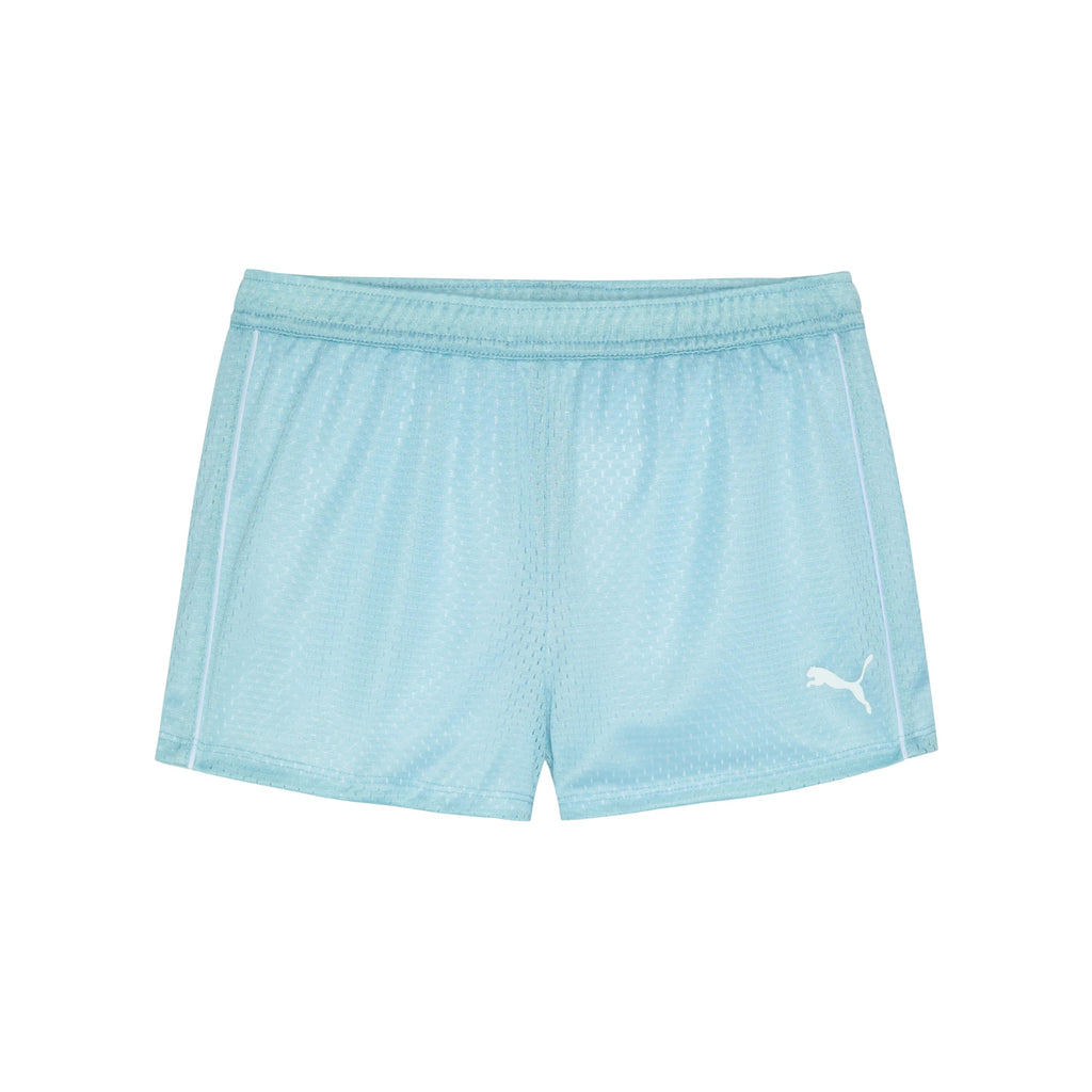 PUMA Girls' Active Short, Turquoise Aqua