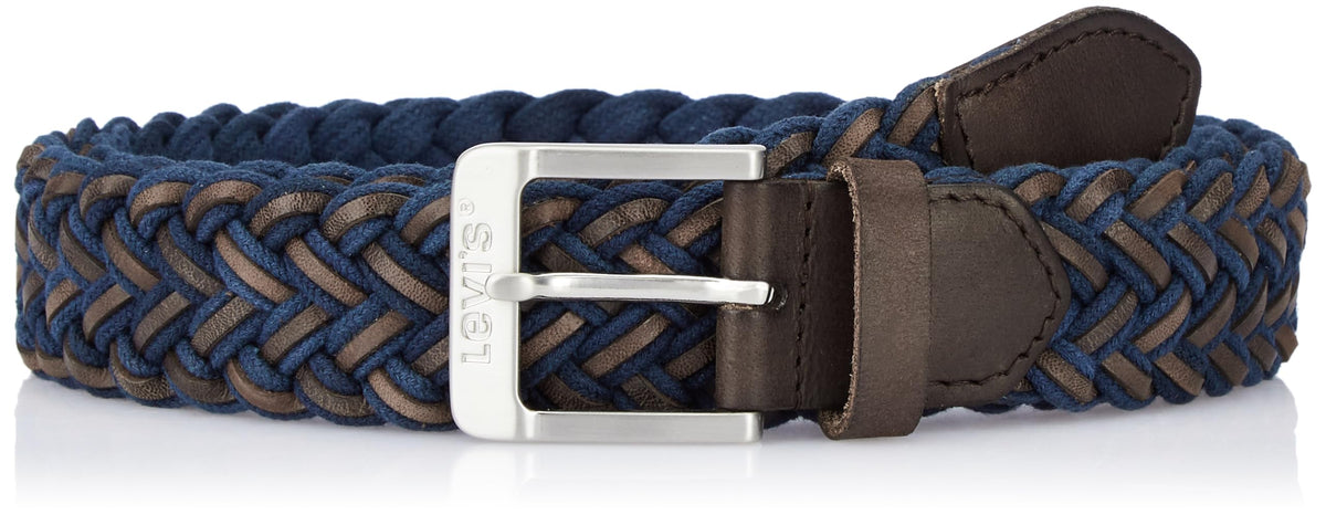 LeviS MenS Brown Textured Belt_36 36