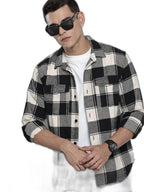The Indian Garage Co Mens Checkered Regular Fit Shirt