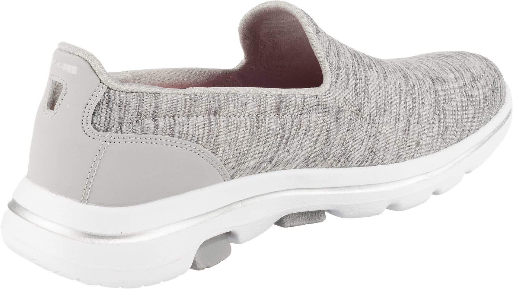 Skechers Women's Go Walk 5 Honor Sneaker, Grey, 7 Wide