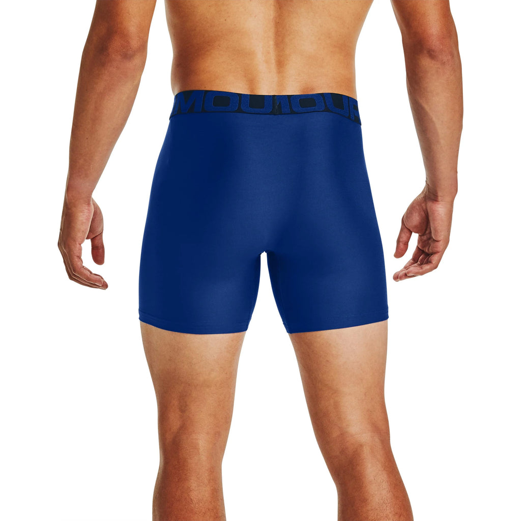 Under Armour mens Tech 6-inch Boxerjock 2-Pack, Royal (400)/Academy Blue, 4X-Large