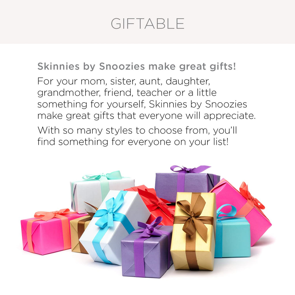 Snoozies Skinnies Slipper Socks & Travel Pouch - Non Slip Socks, Foldable Slippers for Women with Travel Pouch - Birdhouse - Sma