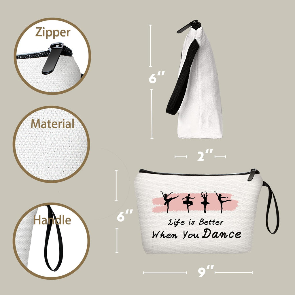 Dance Recital Gifts for Girls, Dance Makeup Bag, Dance Teacher Appreciation Gifts, Dance Recital Gifts Ideas, Ballet Gifts, Danc