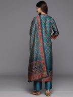 Varanga Mustard Printed Dress With Floral Embroidery On Sleeves  Stylish & Elegant Casual Dress For Women