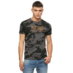 Pepe Jeans Men Cotton Slim Fit Printed T-Shirts Grey, Medium
