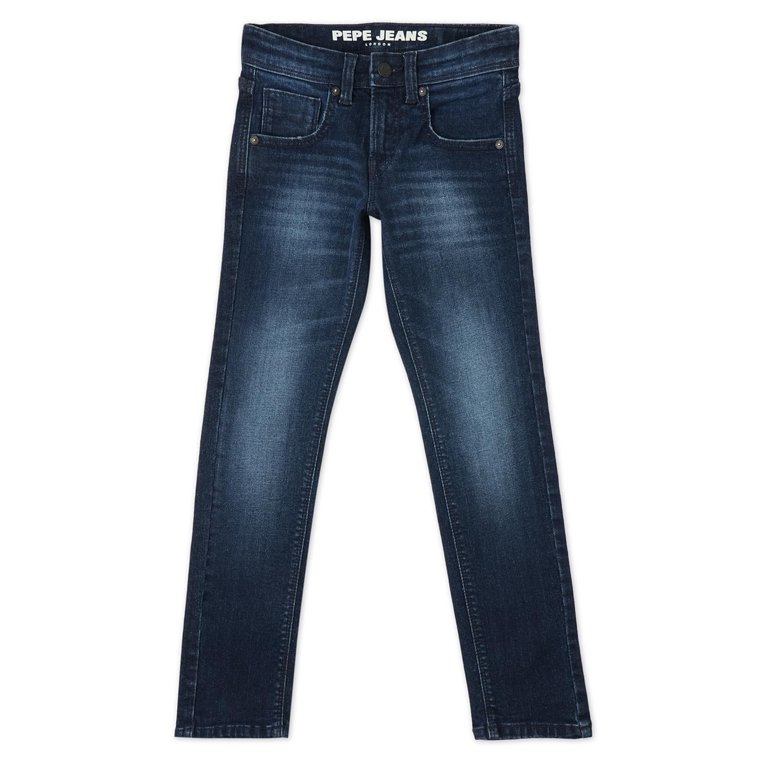 Pepe Jeans BoyS Slim Jeans (Pb202176Q03_Dark Blast Indigo Blue