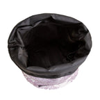 Jadyn Cinch Top Compact Travel Makeup Bag and Cosmetic Organizer for Women (Dusty Lavender)