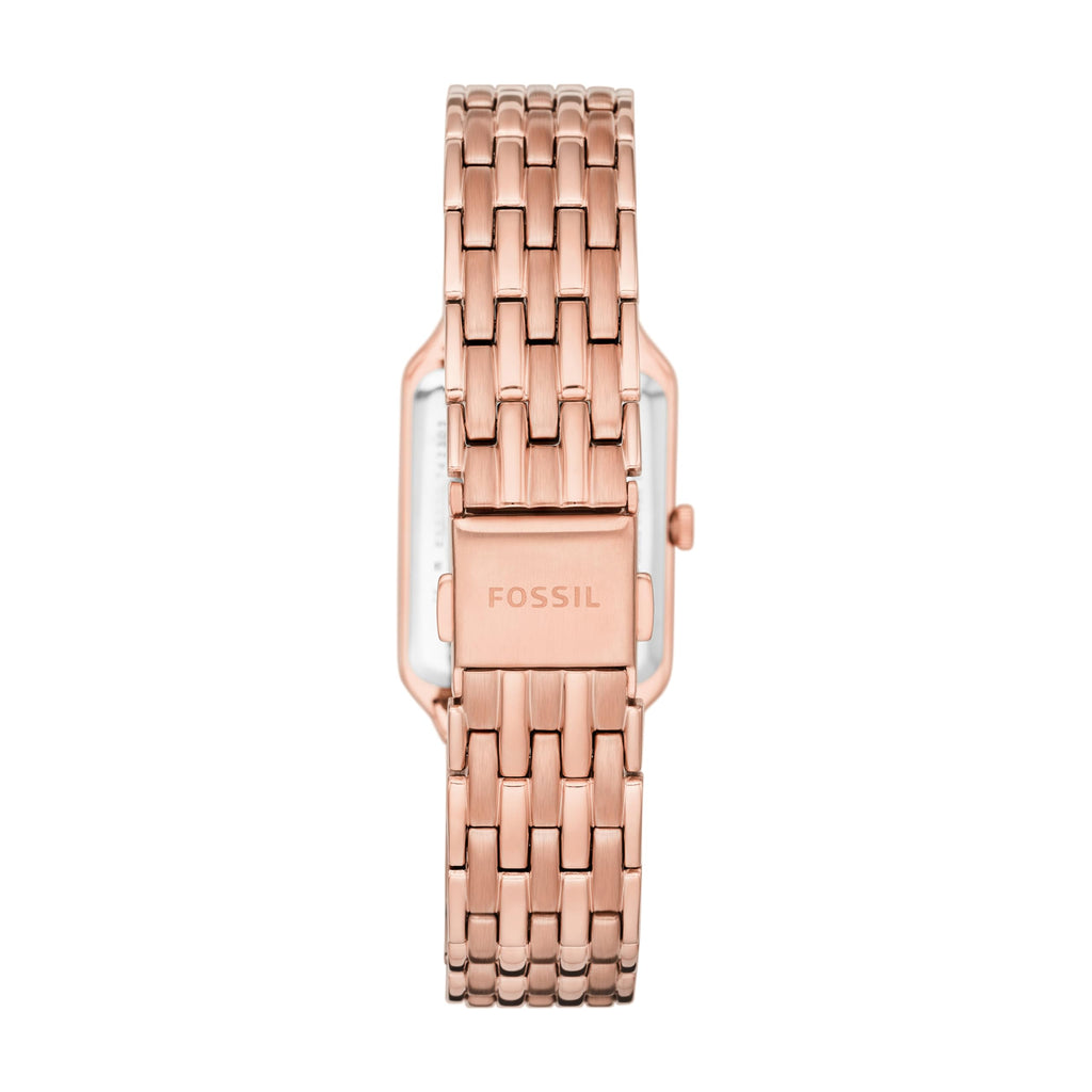 Fossil Women's Raquel Quartz Stainless Steel Three-Hand Watch, Color: Rose Gold (Model: ES5271)