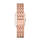 Fossil Women's Raquel Quartz Stainless Steel Three-Hand Watch, Color: Rose Gold (Model: ES5271)